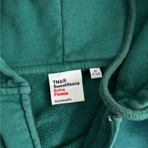 TNA Sweatfleece Zip Hoodie CROPPED - Boxy Fit